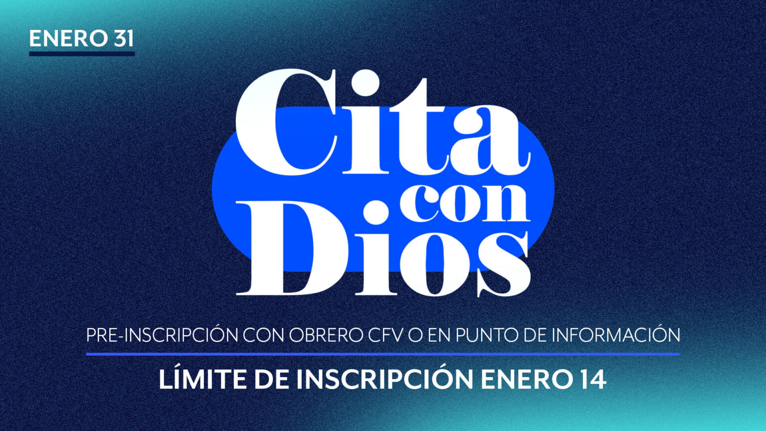 CITA CON DIOS 2026